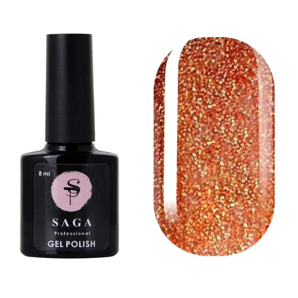 Гель-лак Saga Professional Fiery gel № 22 світловідбиваючий, 9 мл