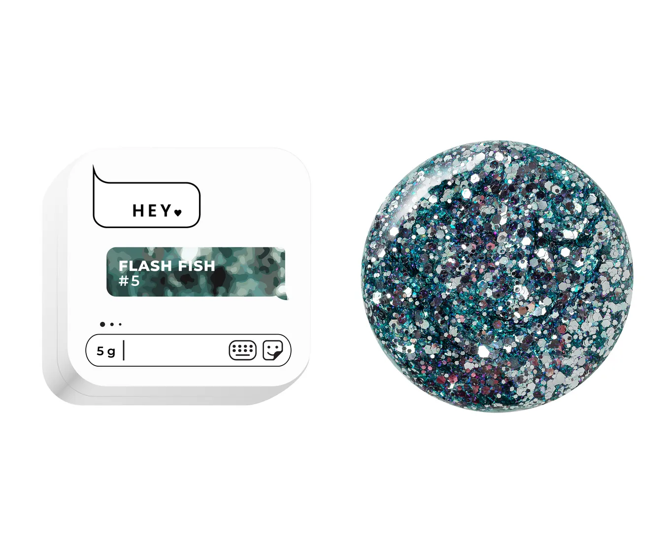 Гель для дизайна HEYLOVE Flash Fish №5, 5 г