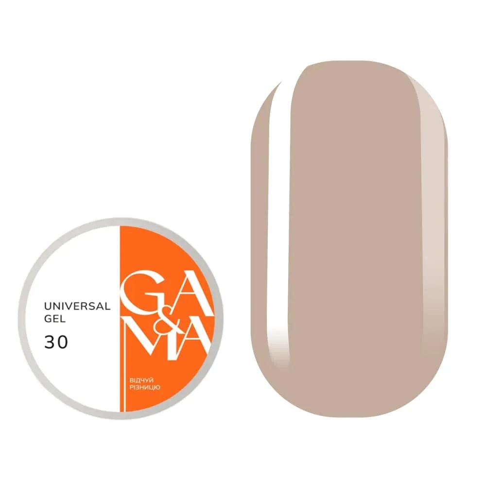 Жидкий гель GÉMELY ex GA&MA Universal gel №30, 15 мл