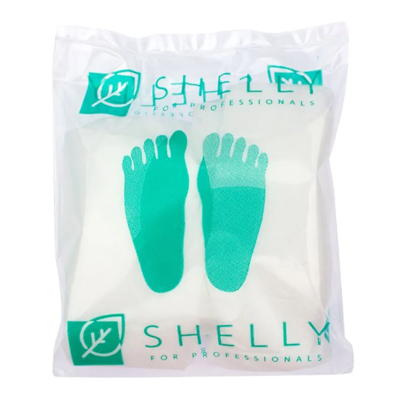Носки одноразовые для педикюра Shelly с кератином, коллагеном и экстрактом лотоса, 1 пара