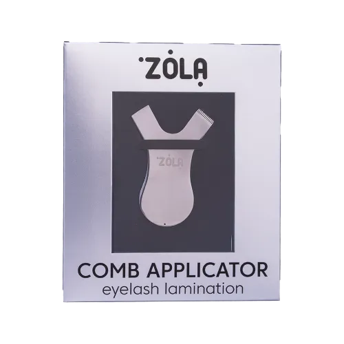 ZOLA Аплікатор-гребінець металевий - срібний Comb Applicator