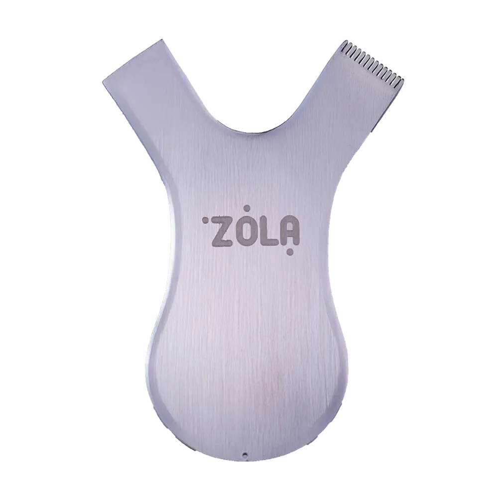 ZOLA Аплікатор-гребінець металевий - срібний Comb Applicator