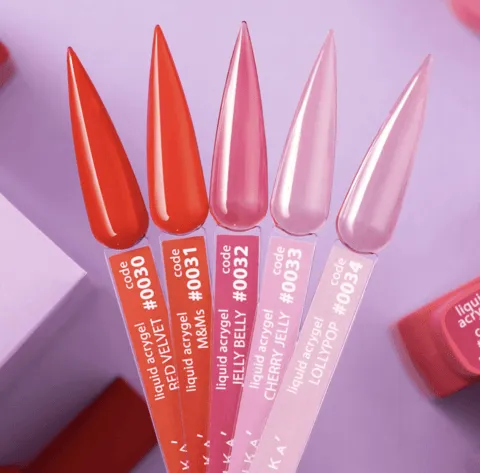 Liquid Acrygel DNKa №30, Red Velvet, 12 ml