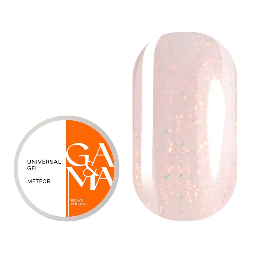 Жидкий гель GÉMELY ex GA&MA Universal gel Meteor, 15 мл