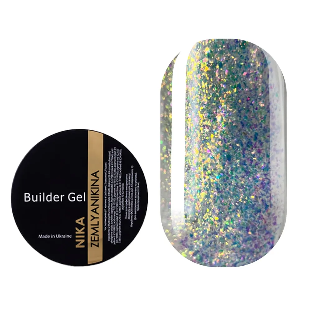 Гель для нарощування Nika Zemlyanikina Builder gel Festival №01, 15 мл