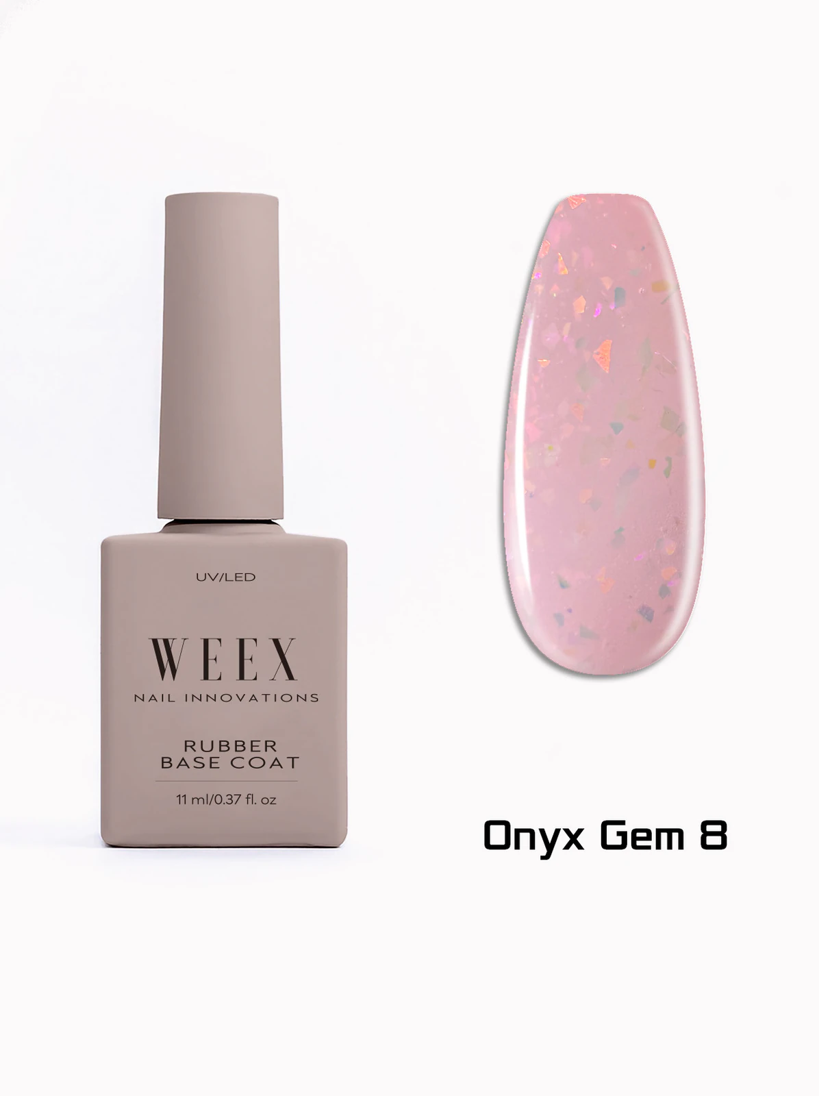 База WEEX Onyx gem №8 з поталлю, 11 мл
