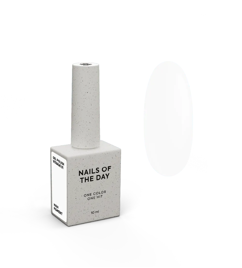 Гель-лак NAILSOFTHEDAY Let's special white - 001, 10 мл