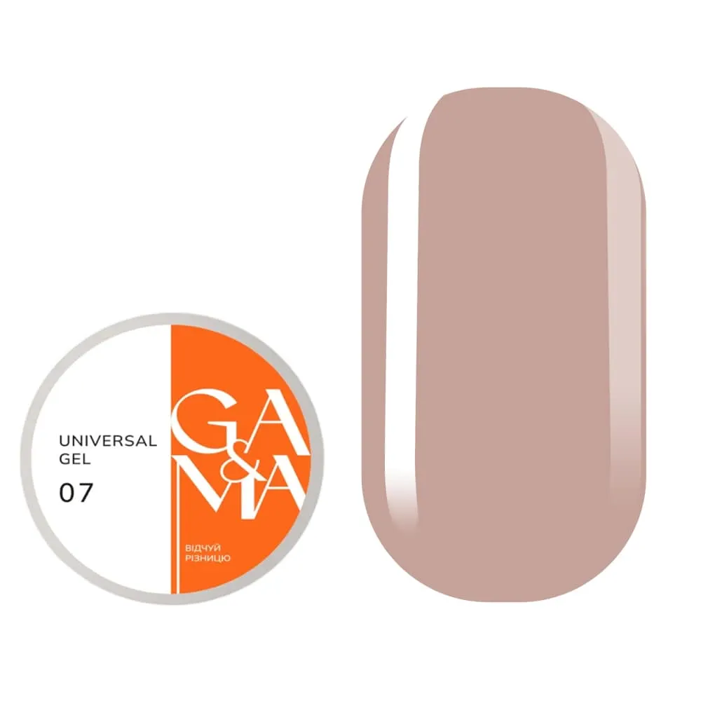 Рідкий гель GÉMELY ex GA&MA Universal gel №7, 30 мл