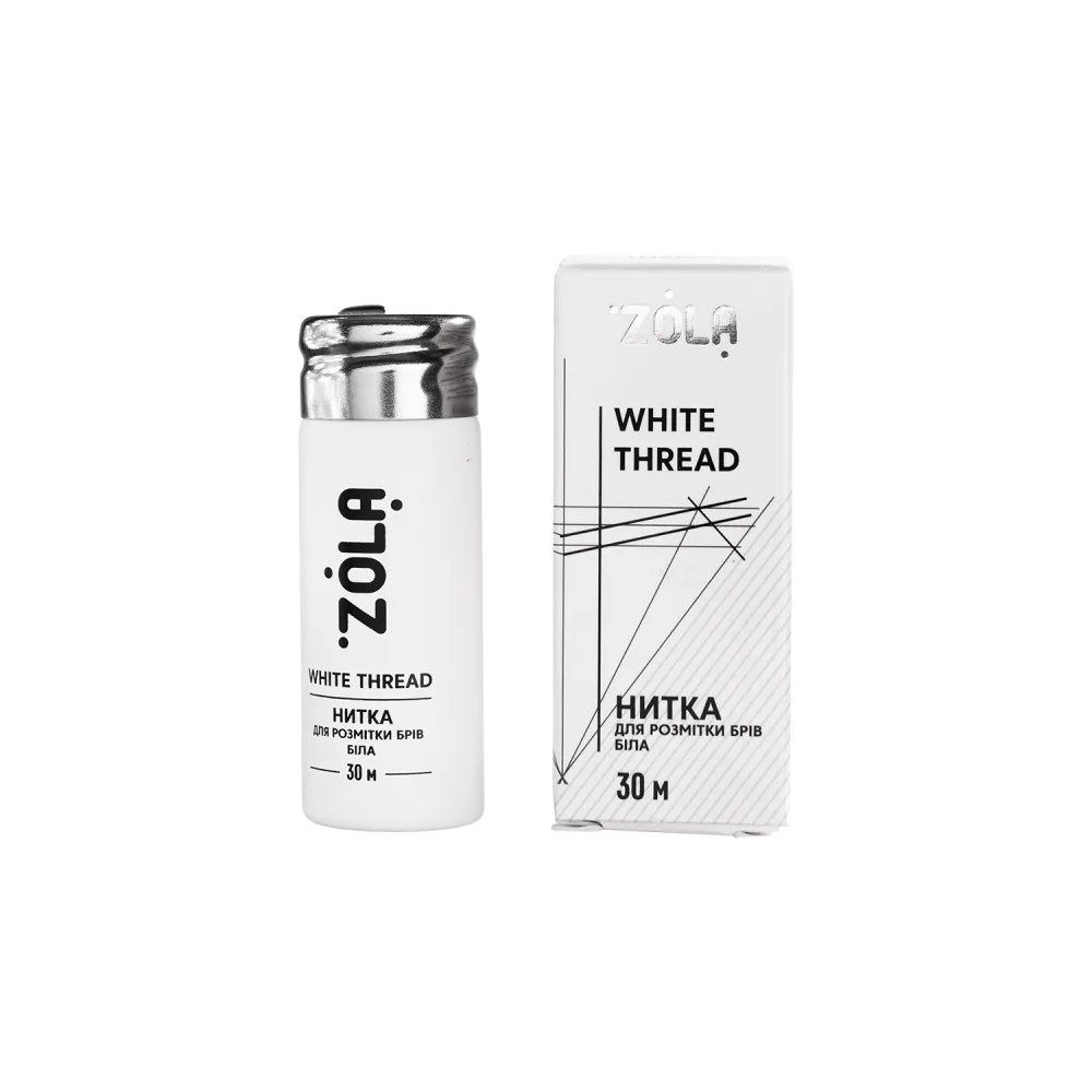 Нитка ZOLA для розмітки, біла, 30 м