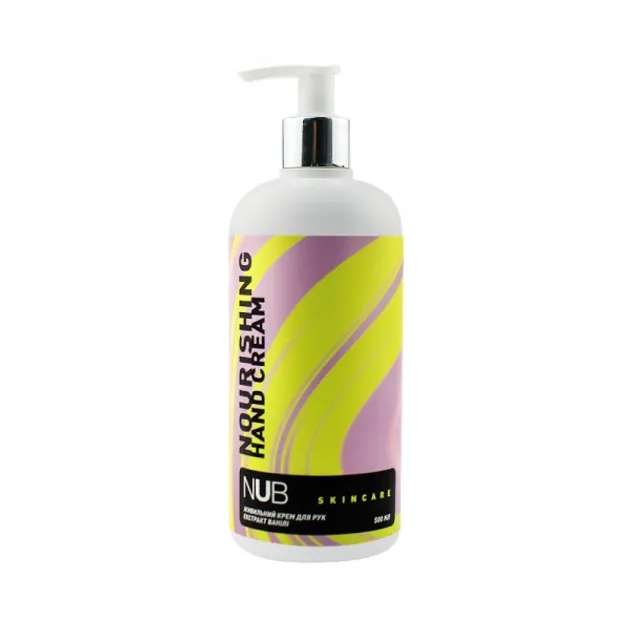 Крем для рук NUB живильний Hand Cream Nourishing, ваніль, 500 мл
