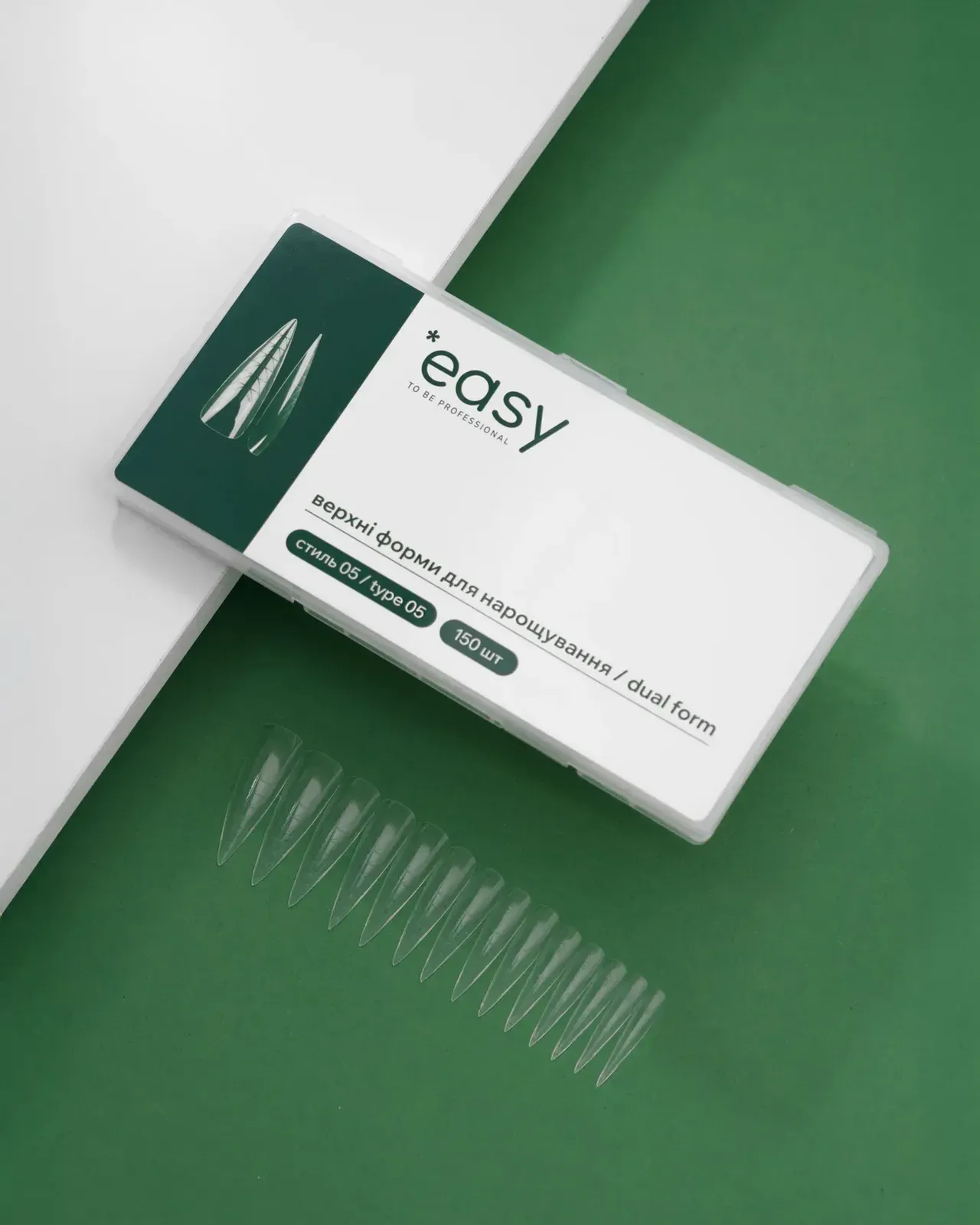 Верхні форми для нарощування Easy, стиль "5", 150 шт