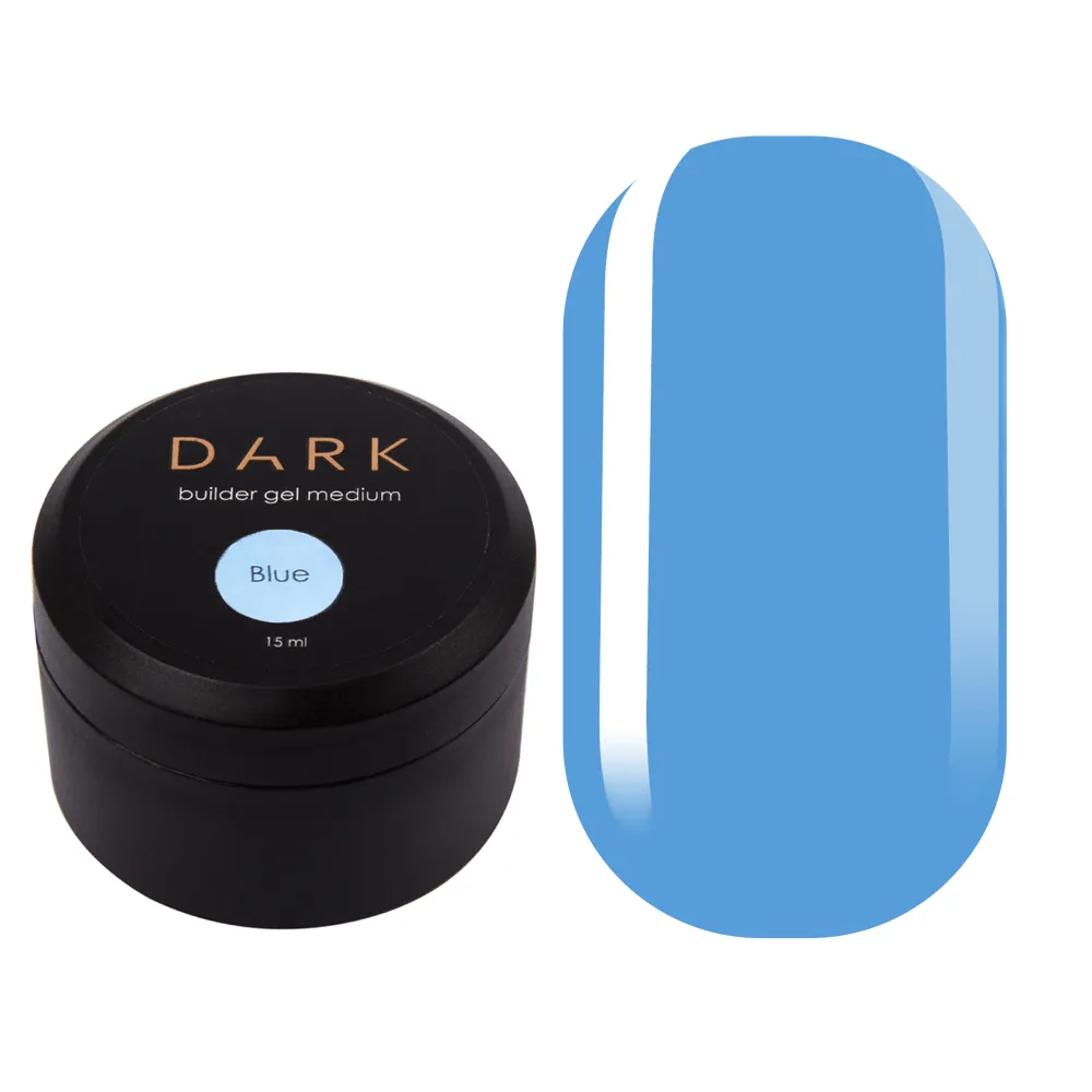 DARK Medium Gel Blue, 15 мл, без пензля