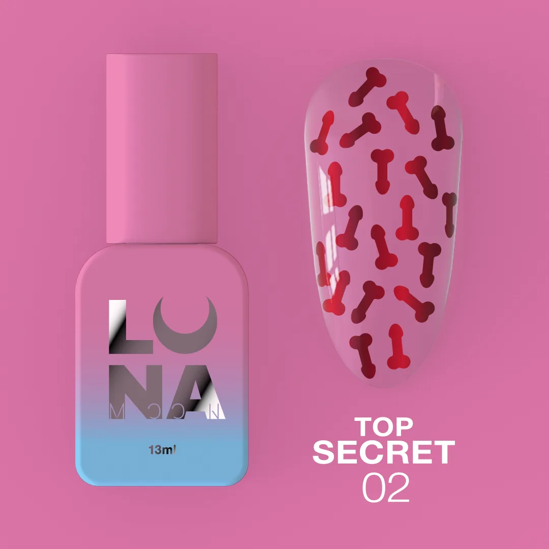 Топ для гель-лаку LUNA Secret №2, 13 мл