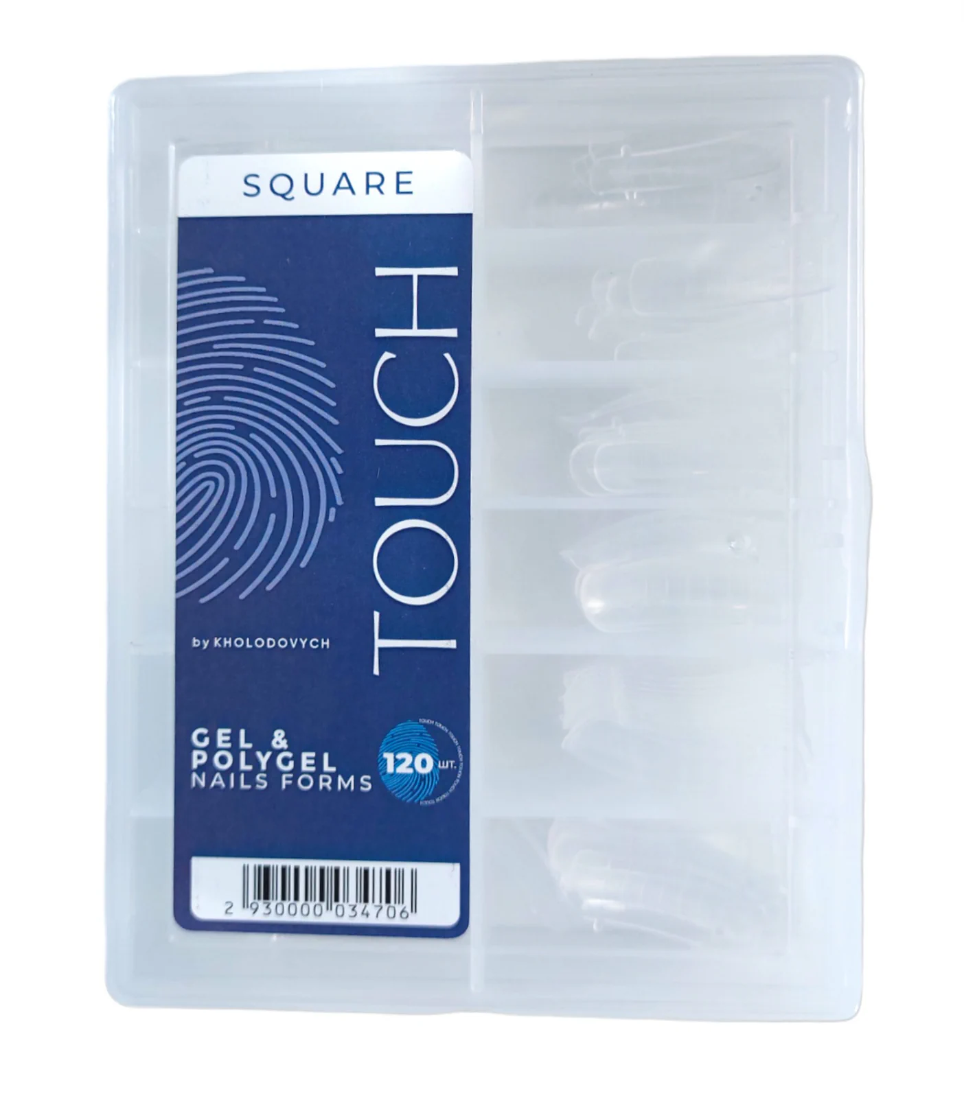 Типси для нарощування Touch Square, 120 шт