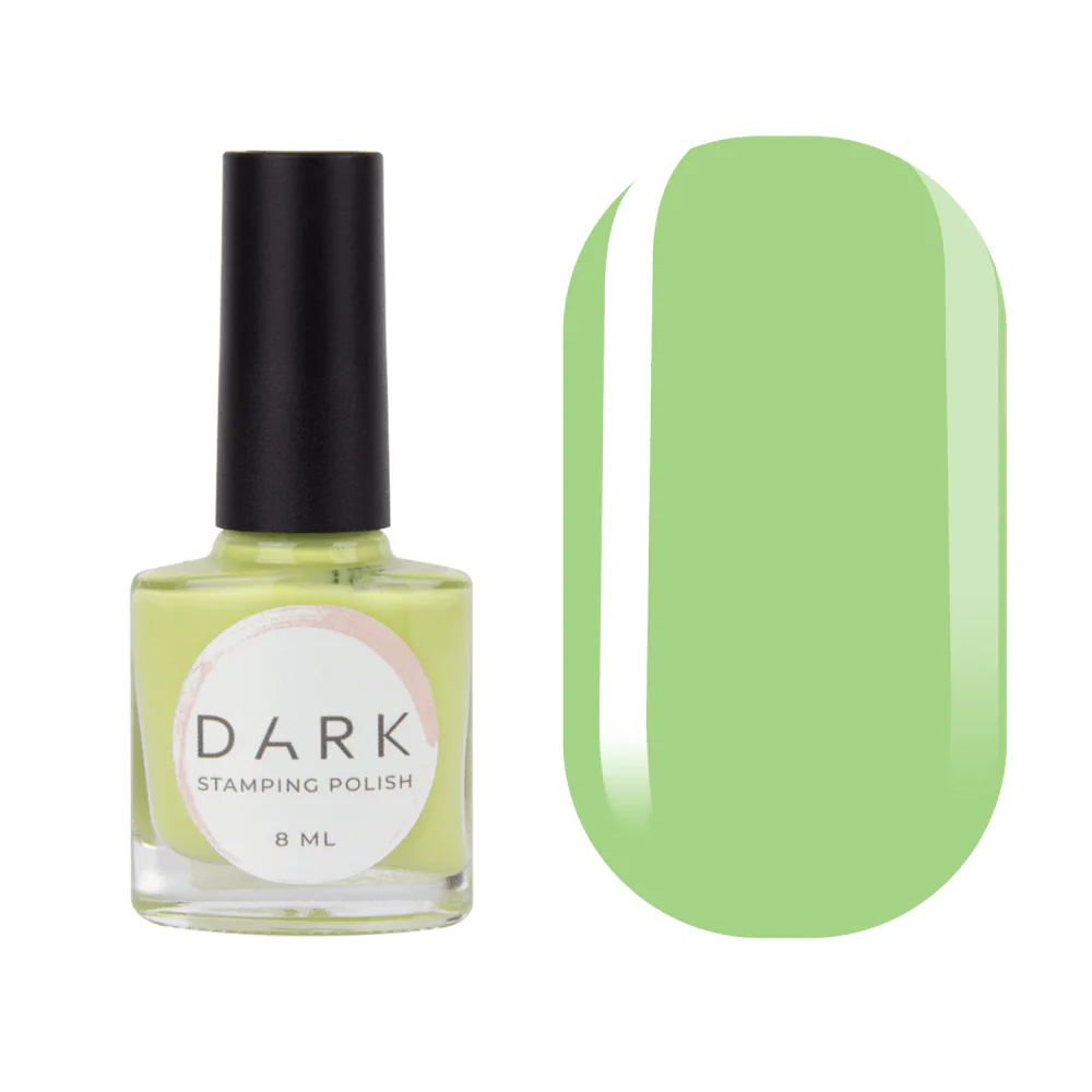 DARK Stamping polish №37, салатовий, 8 мл