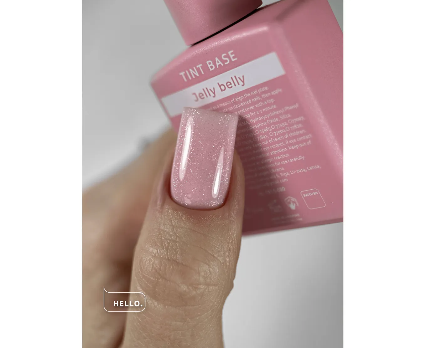 Оттеночная база HELLO TINT BASE JELLY BELLY, 15 мл