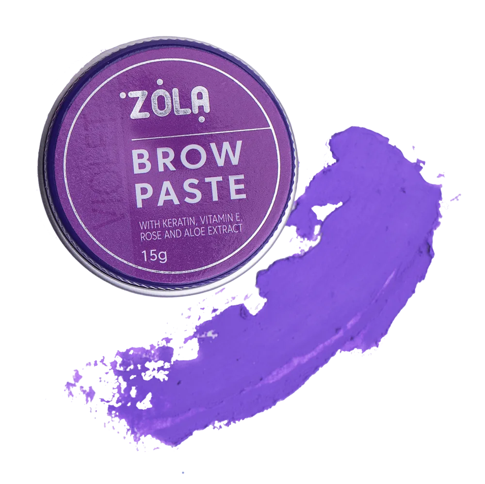 Контурная паста для бровей ZOLA, фиолетовая