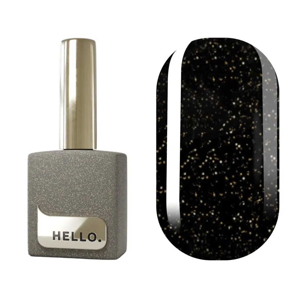 Топ HELLO Gold Shimmer, 15 мл