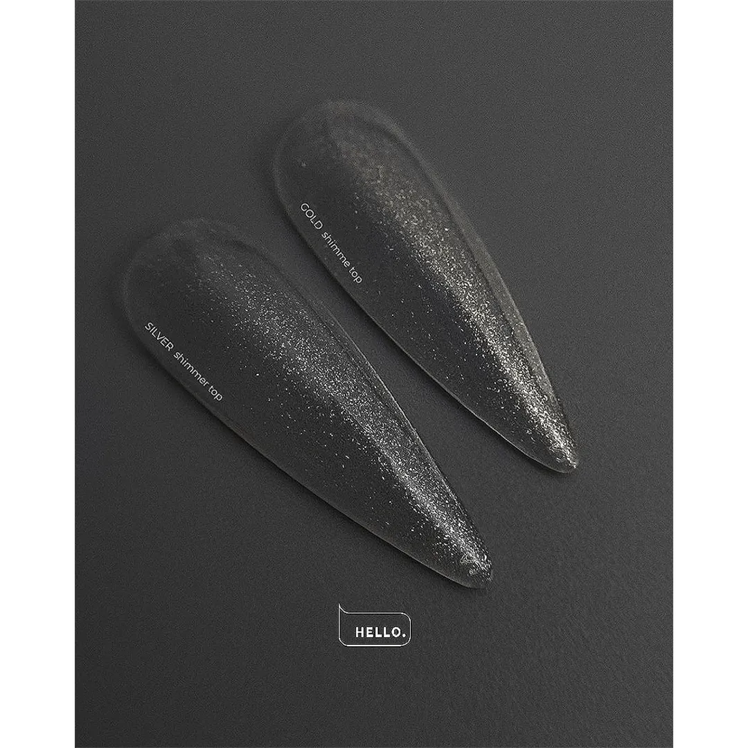 Топ HELLO Gold Shimmer, 15 мл