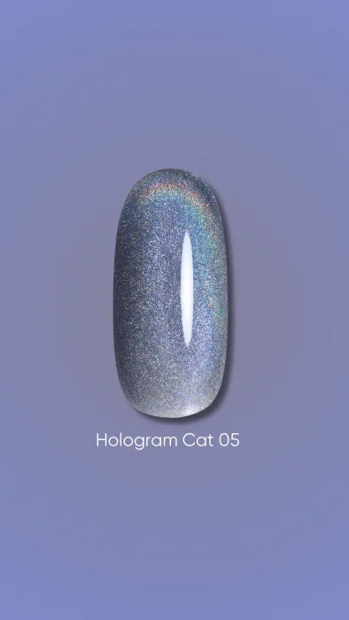 Гель-лак DARK gel polish Hologram Cat №05, 6 мл