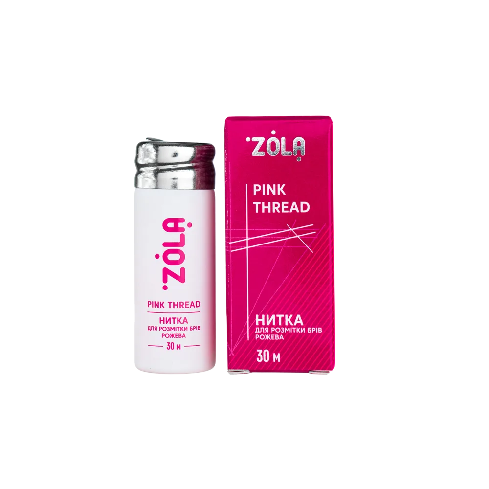 Нитка ZOLA для розмітки, рожева, 30 м