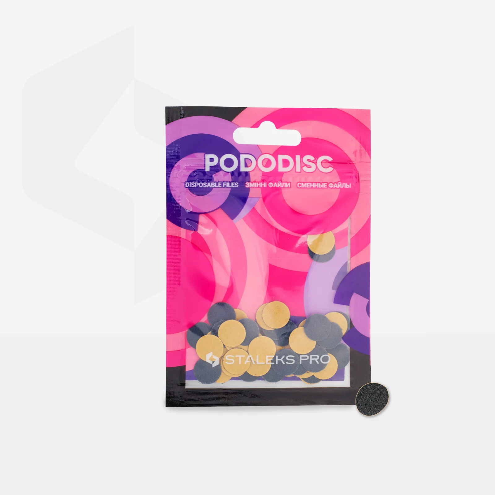 Змінний файл для педикюрного диска Staleks Pro XS 100 грит, 50 шт