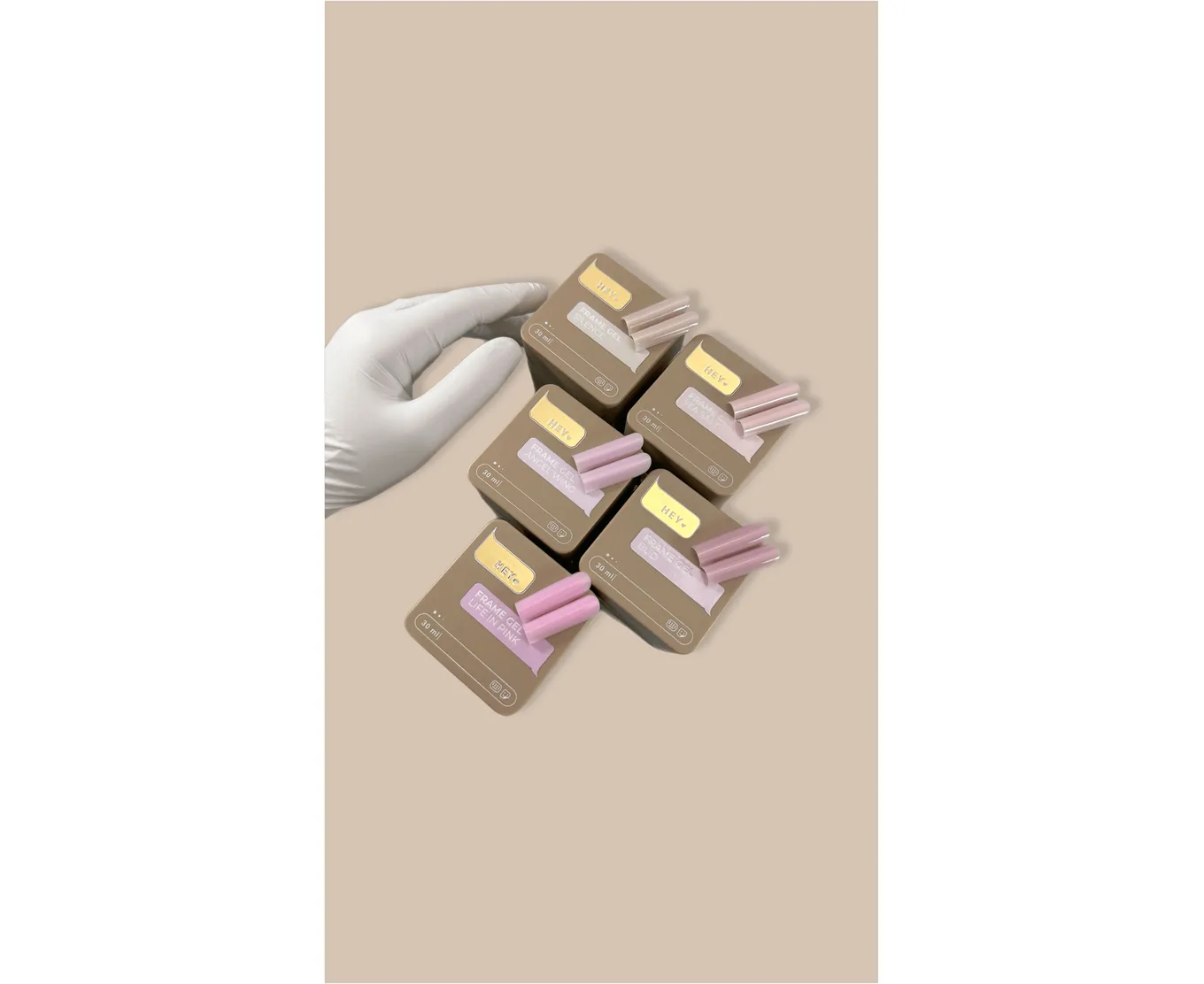 HEYLOVE Frame Gel "Silence", молочно-бежевый, 30 мл