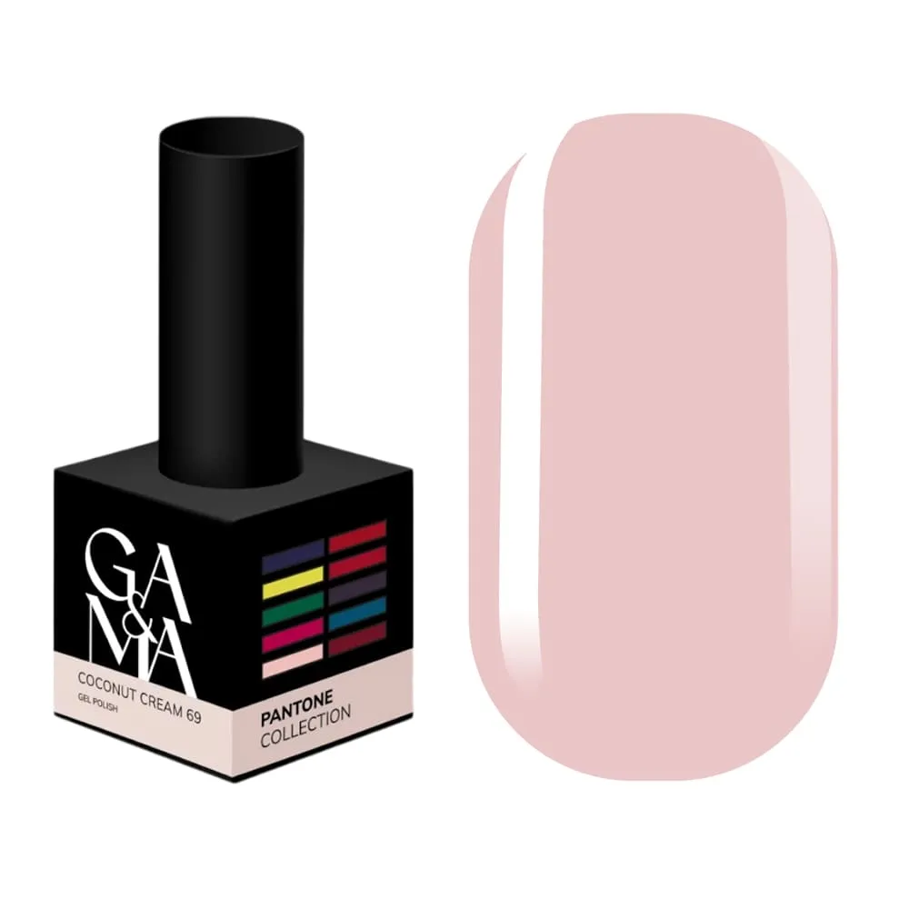 Гель-лак GÉMELY ex GA&MA Coconut Cream 69, 10 мл