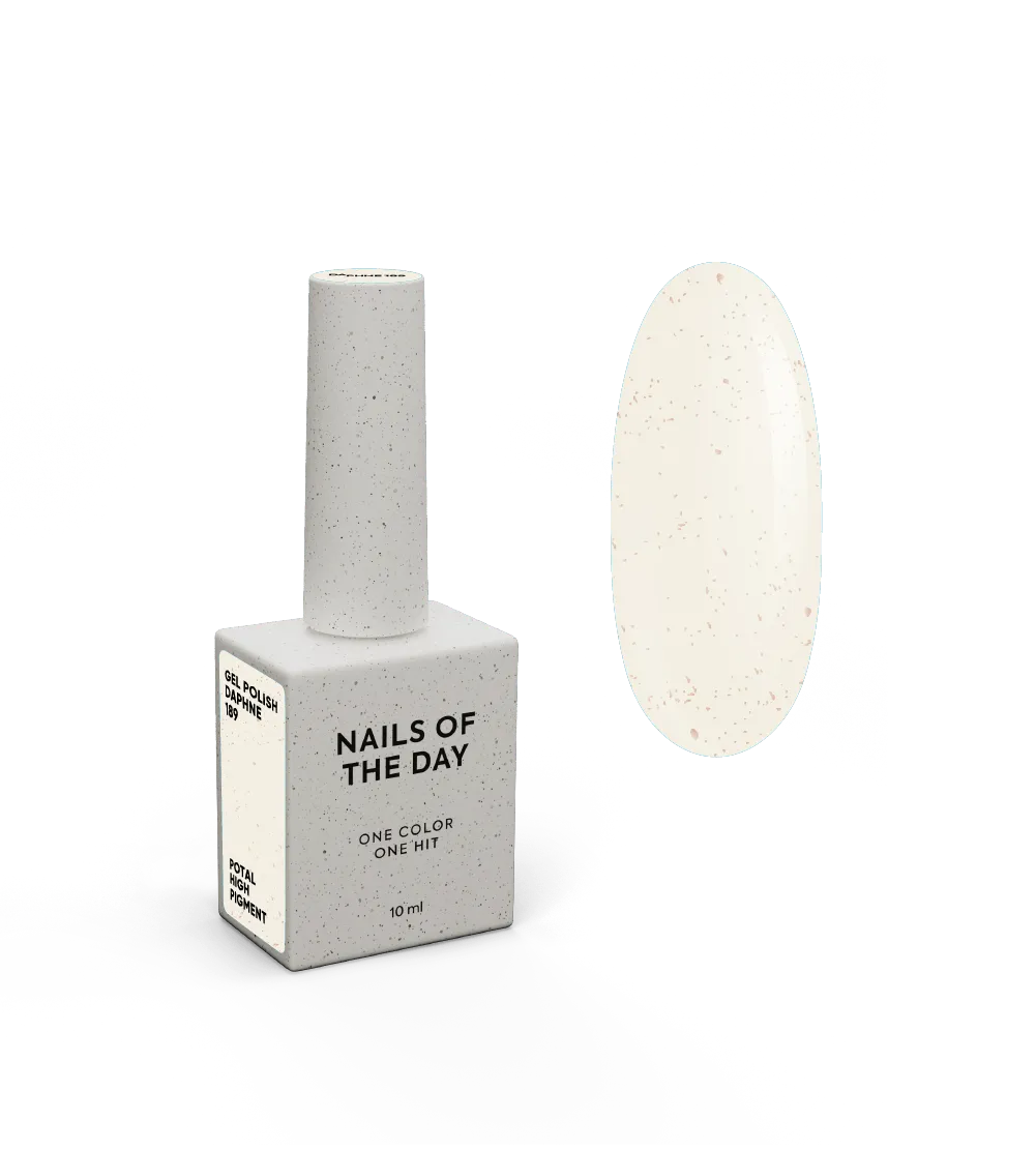 Гель-лак NAILSOFTHEDAY Let's special Daphne - 189, 10 мл - молочний із золотою поталлю