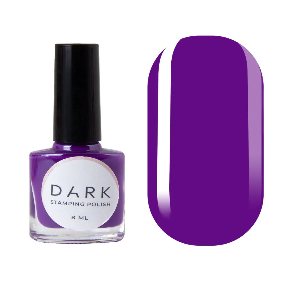 DARK Stamping polish №08, фиолетовый, 8 мл