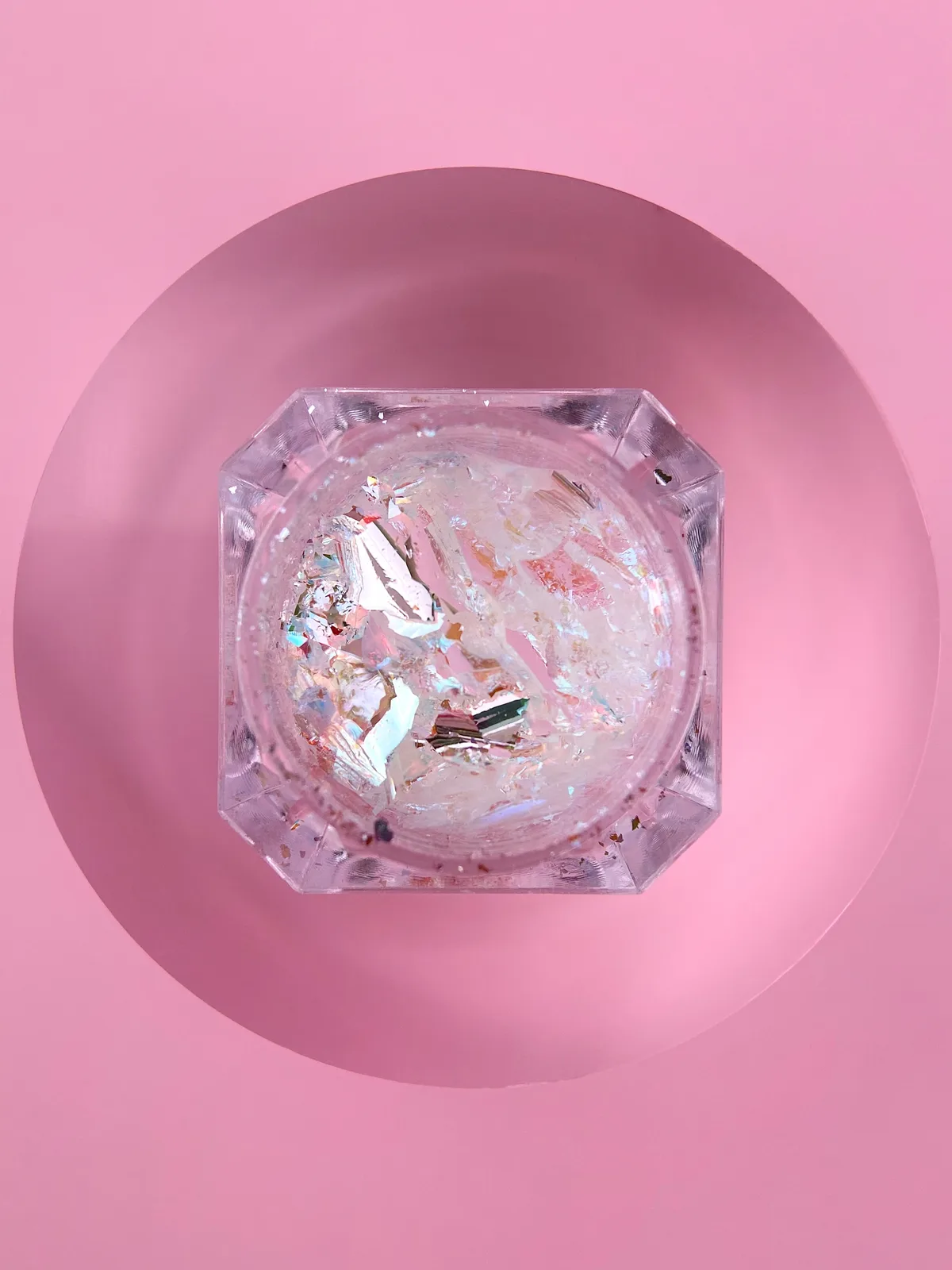 Комплект сухих блискіток для нігтів LUNA Broken Glass, 6 шт
