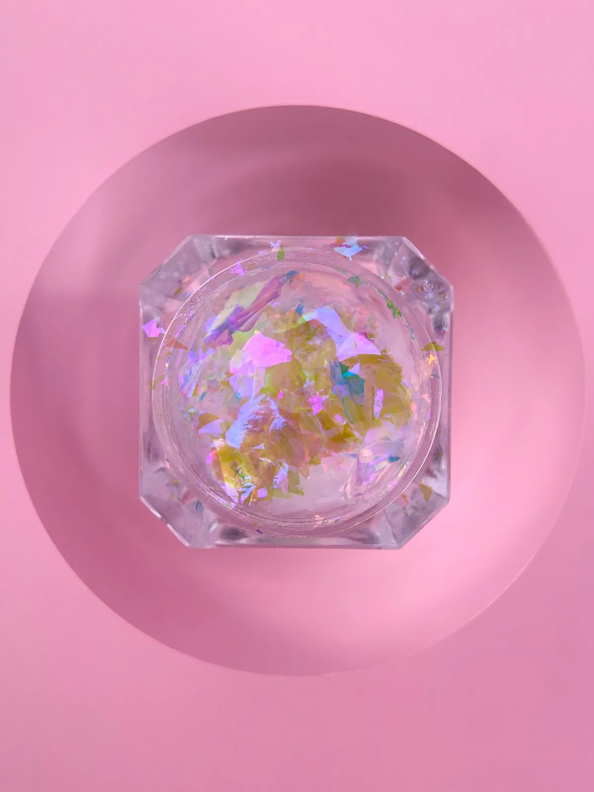 Комплект сухих блискіток для нігтів LUNA Broken Glass, 6 шт
