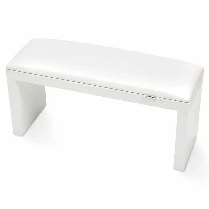 Подлокотник Spenvi для маникюра на деревянных сменных белых ножках XL White