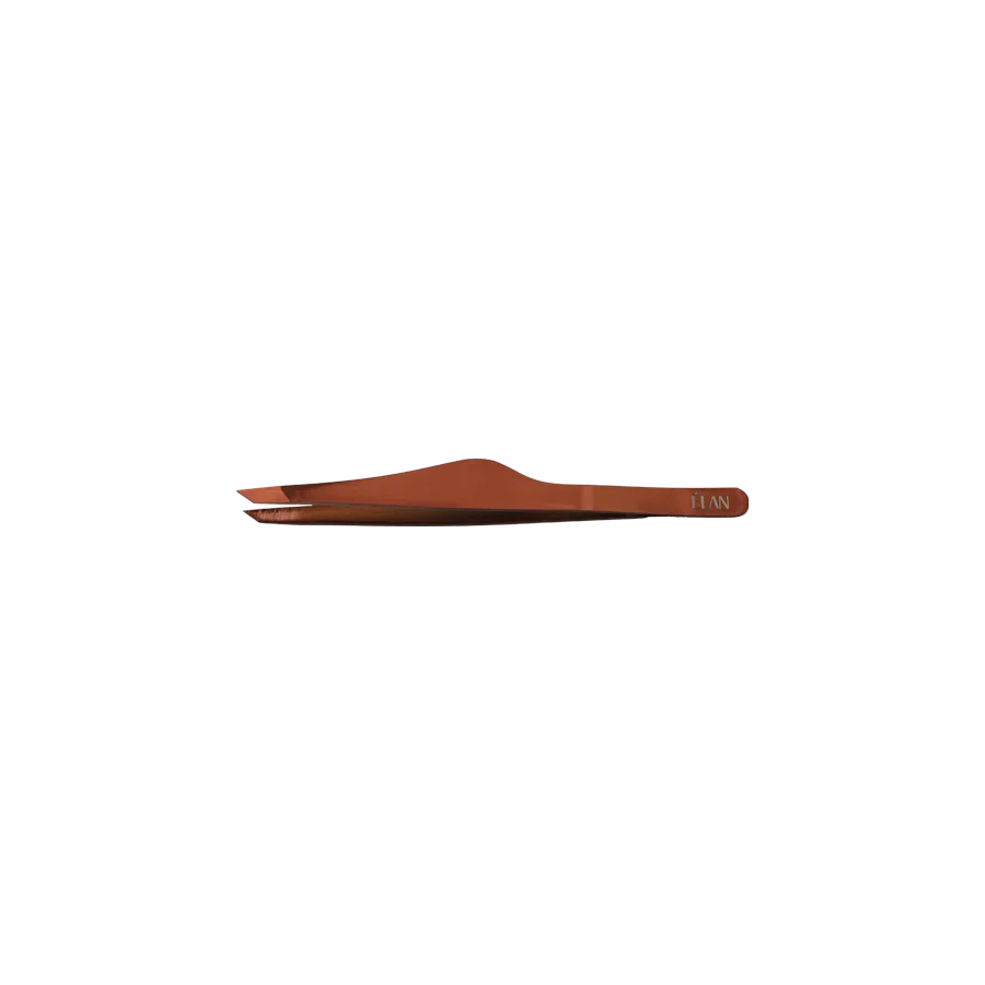 Професійний скошений пінцет для брів ELAN Easy Tweezers