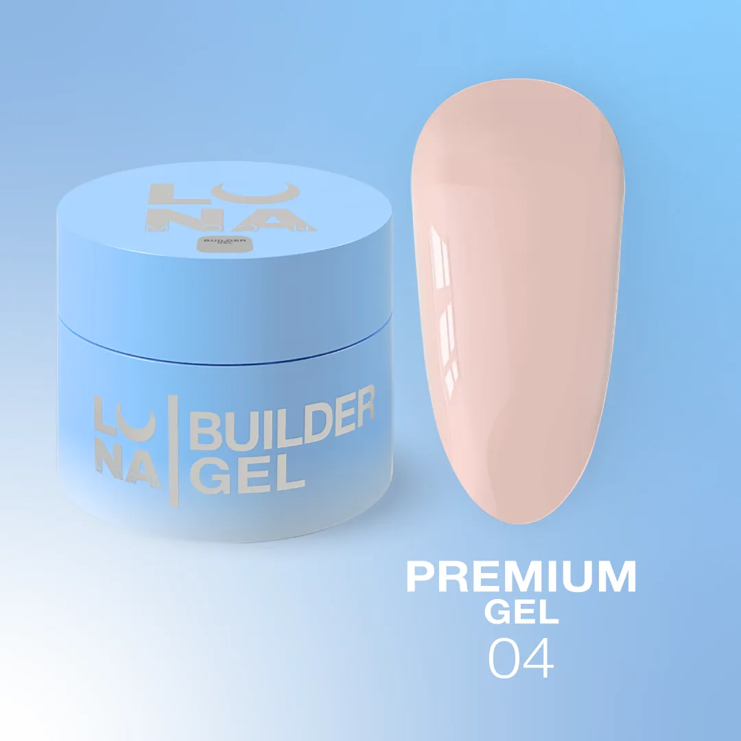 Камуфлирующий гель LUNA Premium gel 4, нюд, 15 мл