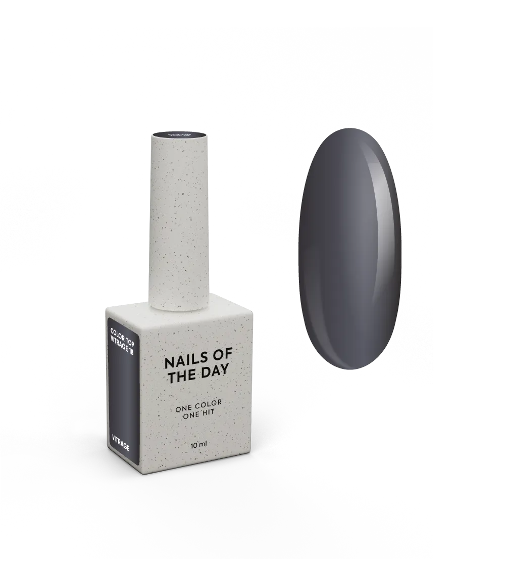 Top NAILSOFTHEDAY Color №18, 10 мл (vitrage)