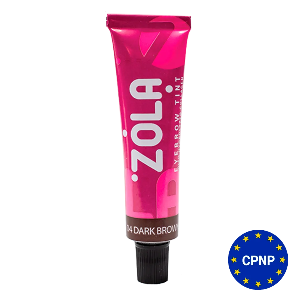Краска для бровей ZOLA с коллагеном Eyebrow Tint With Collagen Dark Brown, 15 мл
