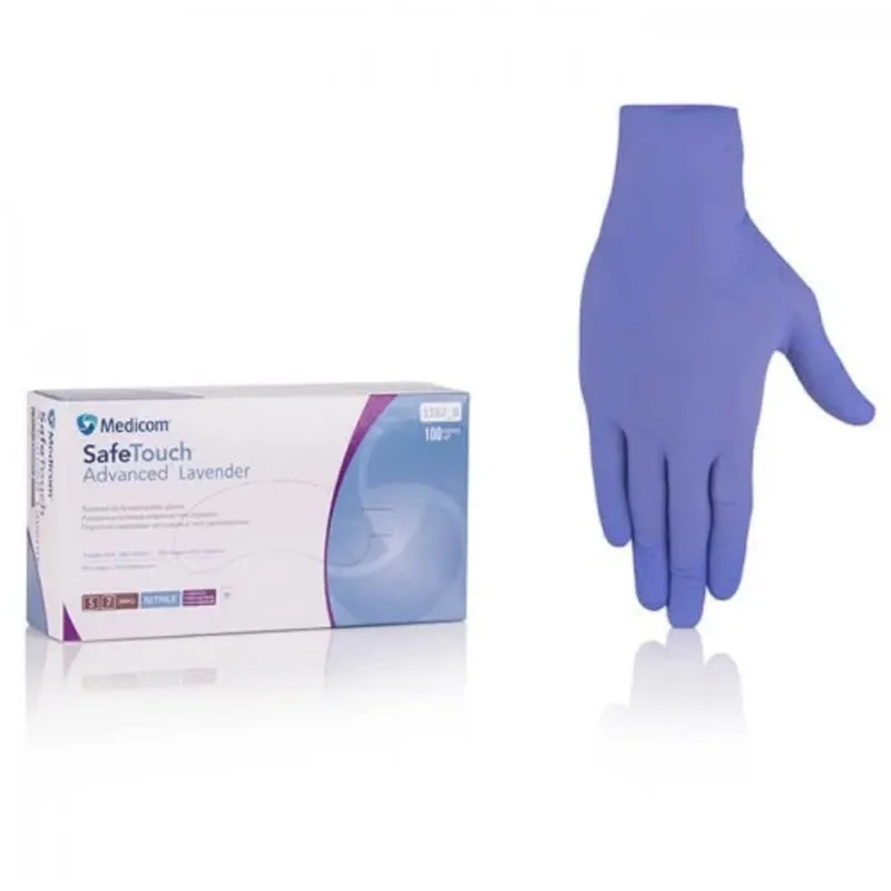 Рукавички нітрилові Medicom Lavender (Лаванда), S