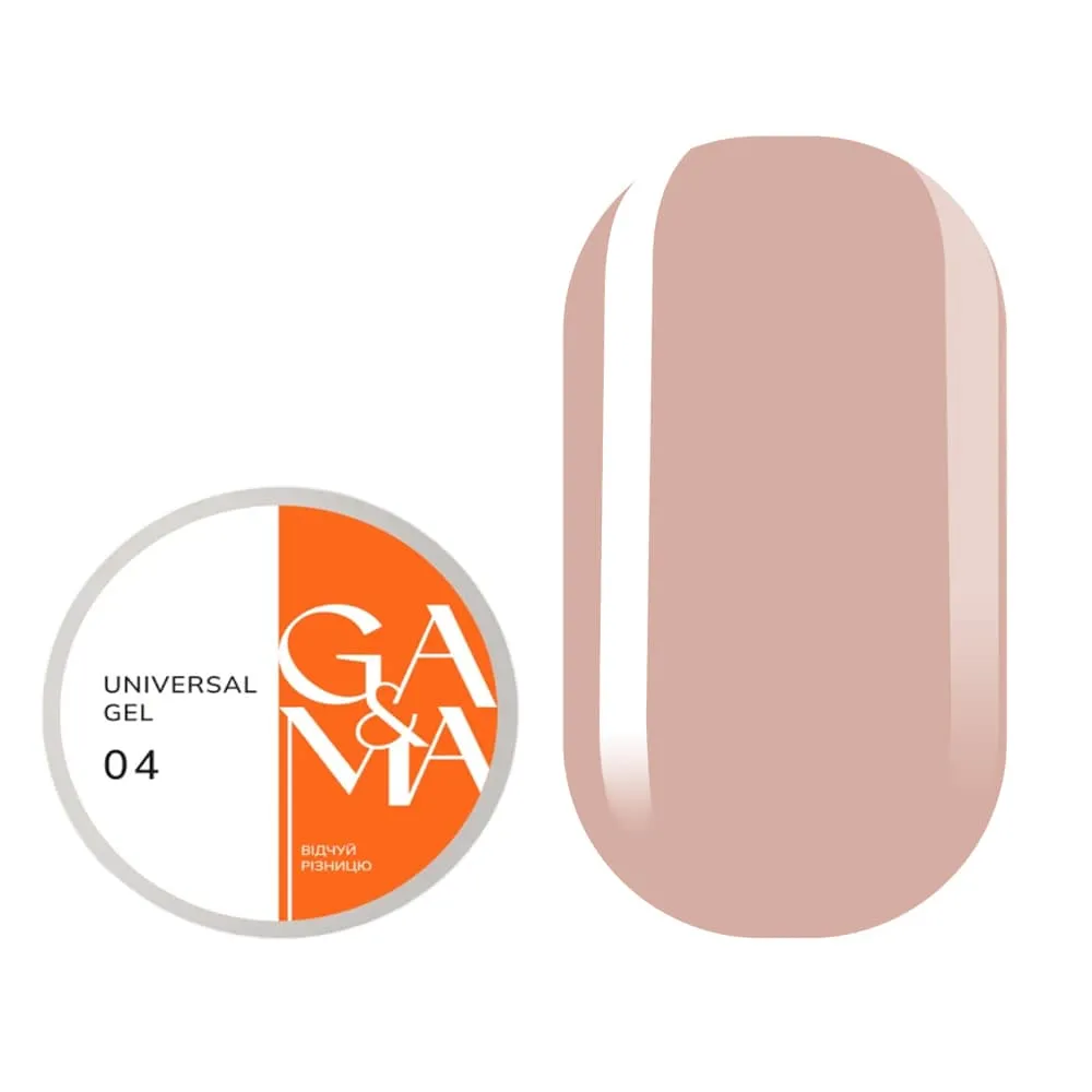 Жидкий гель GÉMELY ex GA&MA Universal gel №4, 15 мл