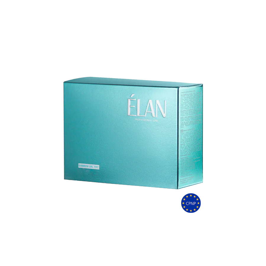 Гель-краска для бровей с окислителем ELAN, тон 02, темно-коричневый