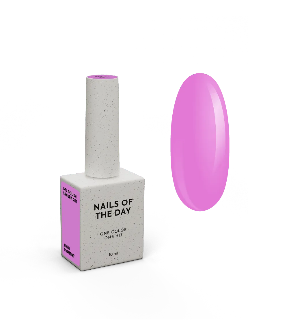 Гель-лак NAILSOFTHEDAY Let's special sakura - 201, 10 мл