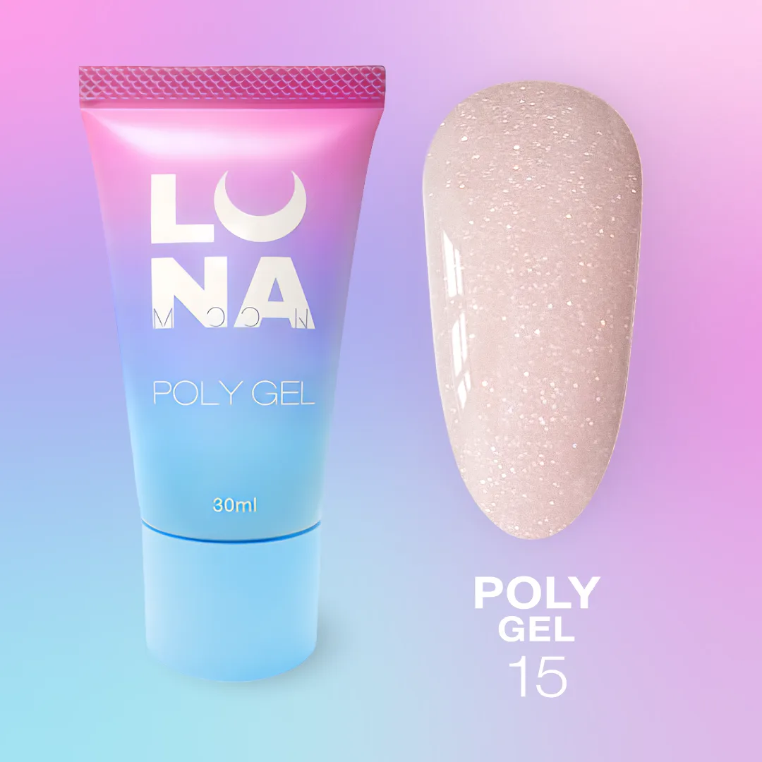 Полигель для наращивания LUNA Poly Gel №15, 30 мл