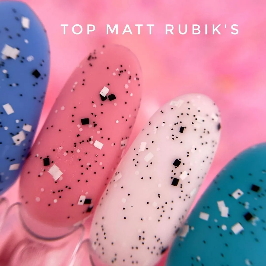 Топ матовый для гель-лака LUNA  top matt Rublik's, 13 мл