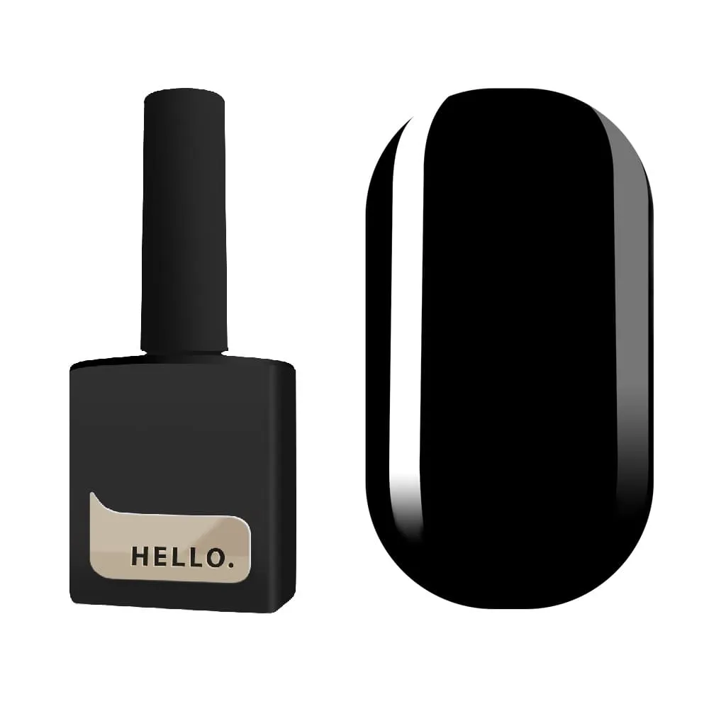 Гель-лак HELLO OFF, чорний, 15 мл
