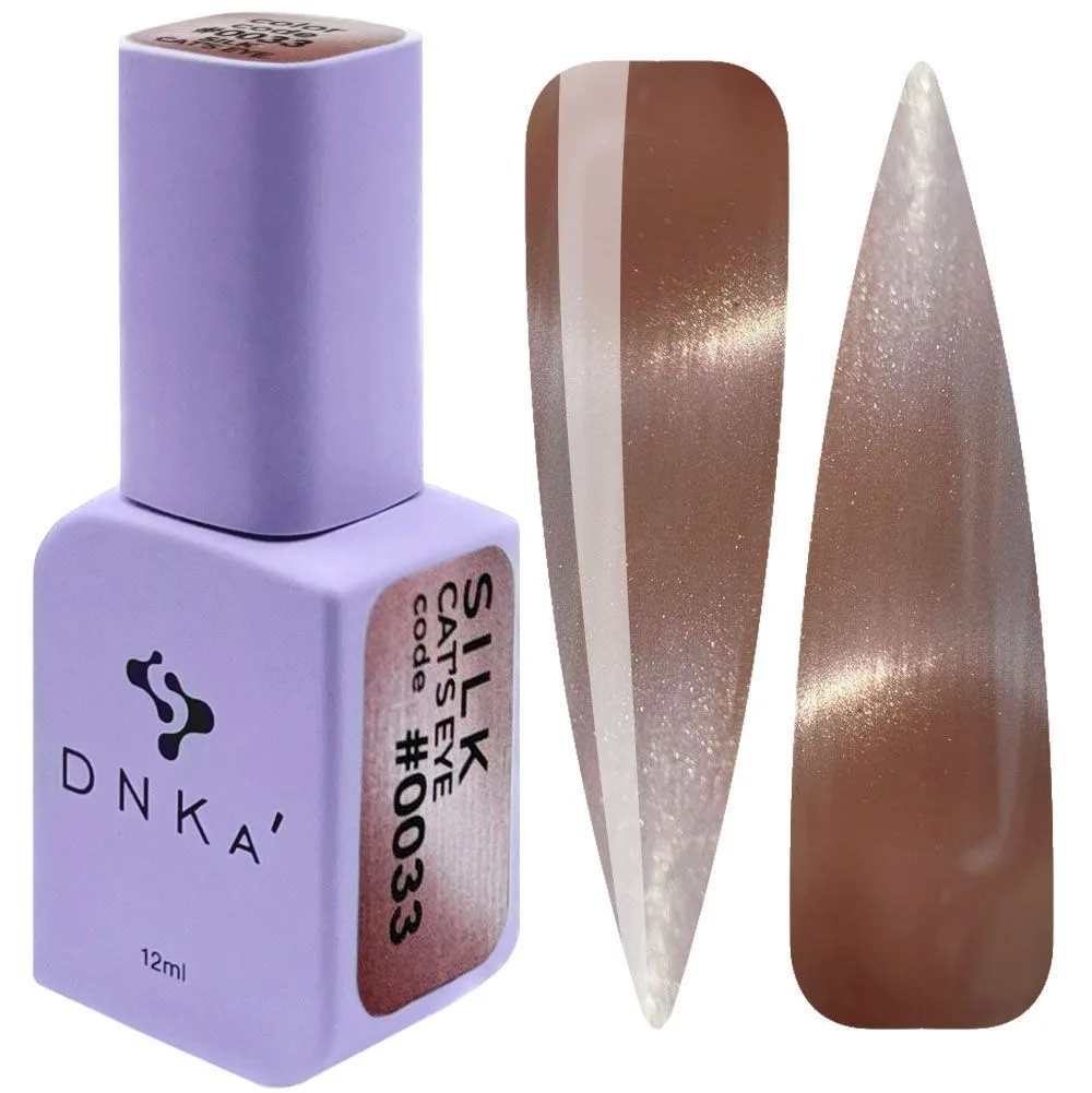 Гель-лак DNKa Cat's Eye, №0033, SILK, 12 мл