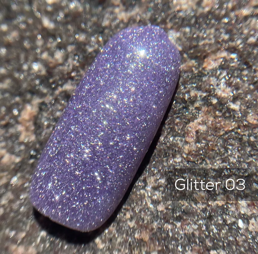 Гель-лак GÉMELY ex GA&MA Holographic Glitter №3, 10 мл