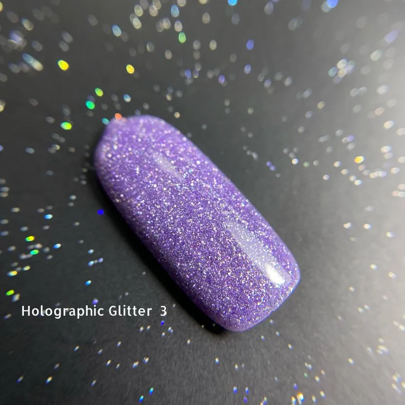 Гель-лак GÉMELY ex GA&MA Holographic Glitter №3, 10 мл