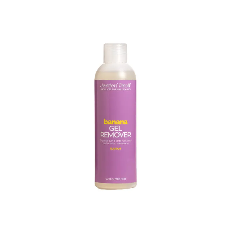 Jerden Proff Gel Remover засіб для зняття гель-лаку "Банан", 200 мл