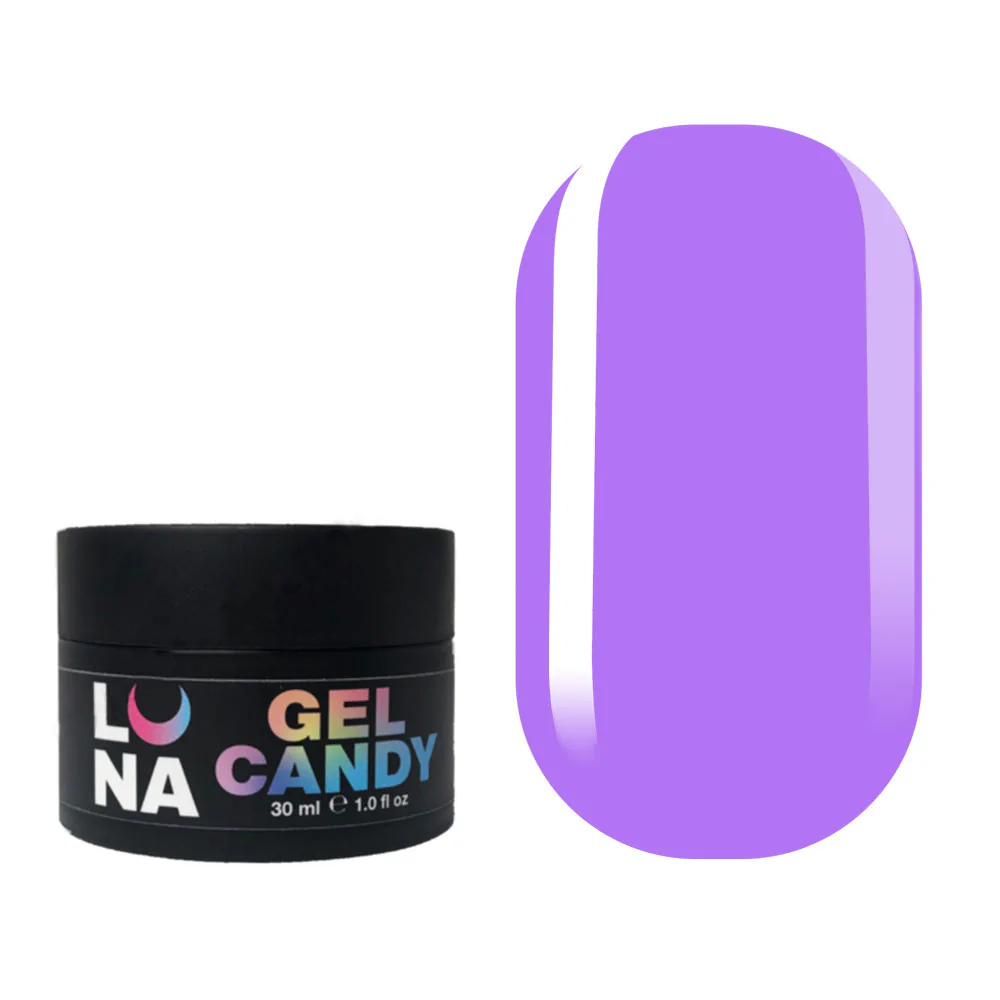 LUNA Candy gel 3, камуфлирующий гель, лаванда, 30 мл
