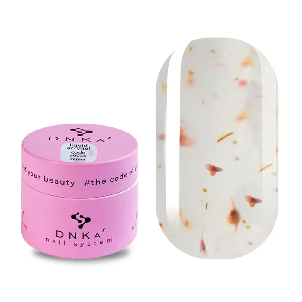 Liquid Acrygel DNKa №36, Peony, 15 мл